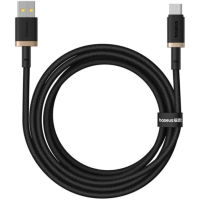 Дата кабель USB AM to USB-C 1.0m 60W black/gold Baseus (P10377802U01-00)