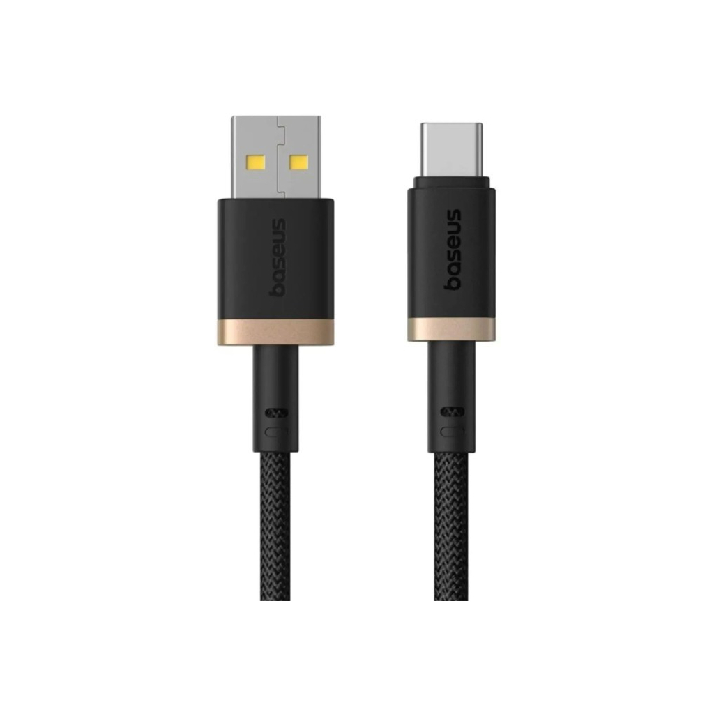 Дата кабель USB AM to USB-C 1.0m 60W black/gold Baseus (P10377802U01-00) Дата кабель USB AM to USB-C 1.0m 60W black/gold Baseus (P10377802U01-00)