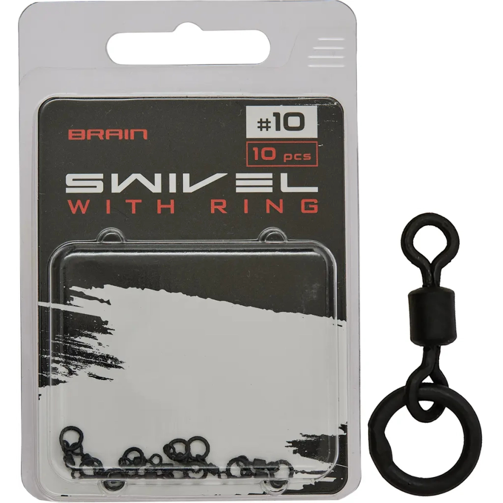 Вертлюг Brain Swivel With Ring No.10 (10 шт/уп) SGCA-8013-10 (1858.24.75)