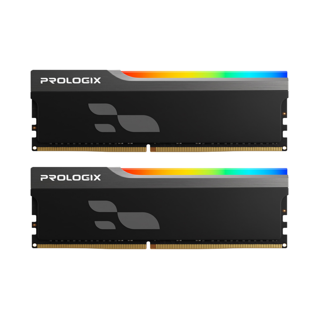 Модуль пам'яті для комп'ютера DDR4 32GB (2x16GB) 3600 MHz Onyx Black RGB Prologix (PRO32GB3600YBR4K)