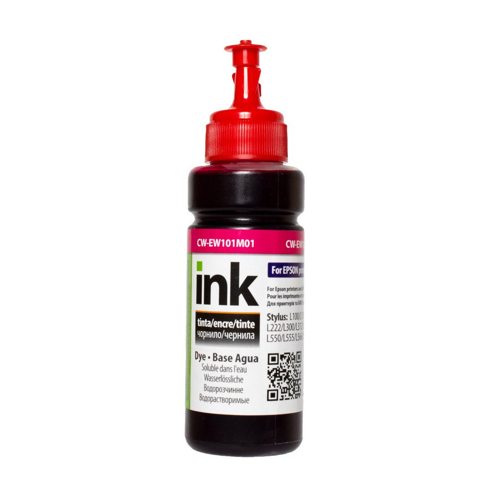Чорнило ColorWay Epson L-100/L200Magenta (CW-EW101M01) Чорнило ColorWay Epson L-100/L200Magenta (CW-EW101M01)