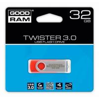 USB флеш накопичувач Goodram 32GB Twister Red USB 3.0 (PD32GH3GRTSRR9)