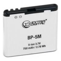 Акумуляторна батарея Extradigital Nokia BP-5M (750 mAh) (BMN6291)