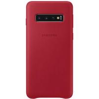 Чохол до мобільного телефона Samsung Galaxy S10 (G973) Leather Cover Red (EF-VG973LREGRU)
