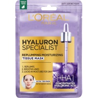 Маска для обличчя L'Oreal Paris тканинна Гіалурон експерт 30 г (3600523823079/3600524050986)