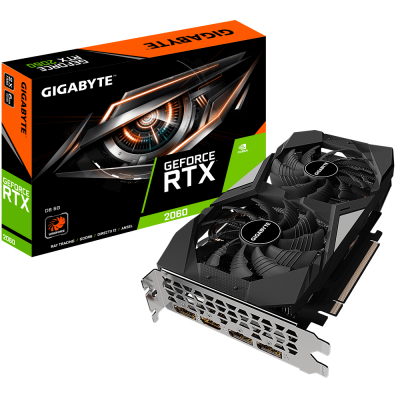 Відеокарта GeForce RTX2060 6144Mb GIGABYTE (GV-N2060D6-6GD 2.0)