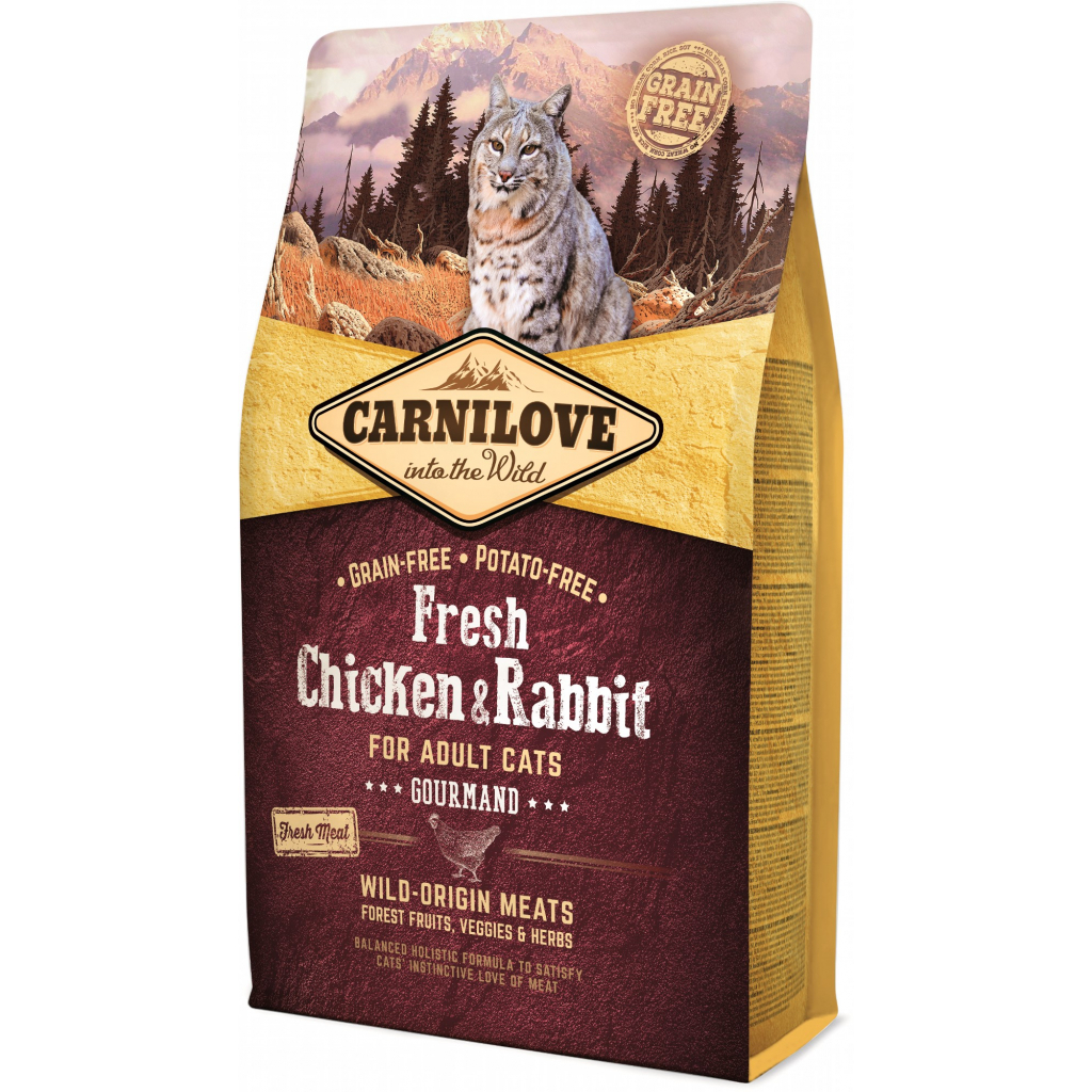 Сухий корм для кішок Carnilove Fresh Chicken and Rabbit for Adult cats 2 кг (8595602527397) Сухий корм для кішок Carnilove Fresh Chicken and Rabbit for Adult cats 2 кг (8595602527397)