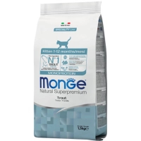 Dry food for cats Monge Cat Monoprotein Kitten with trout 1.5 kg (8009470005500)