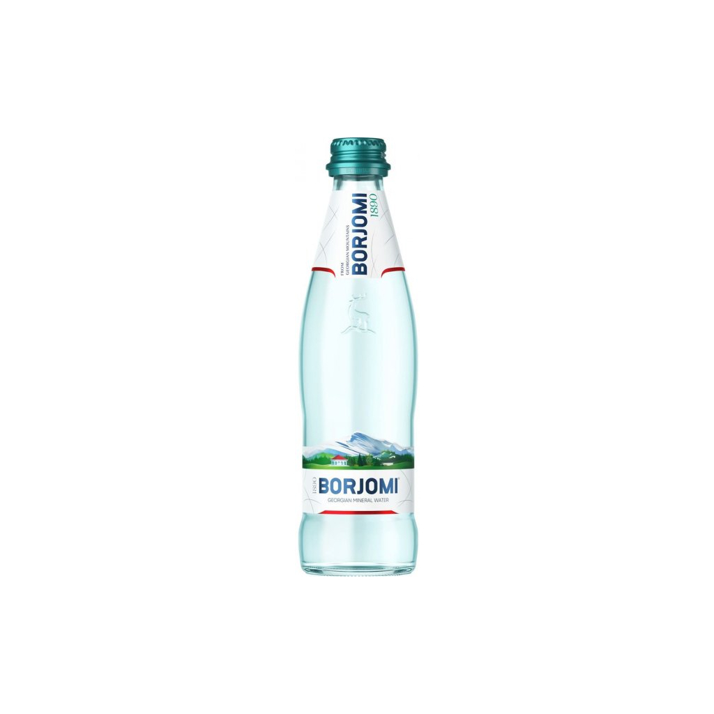 Мінеральна вода Borjomi 0.33 газ скл