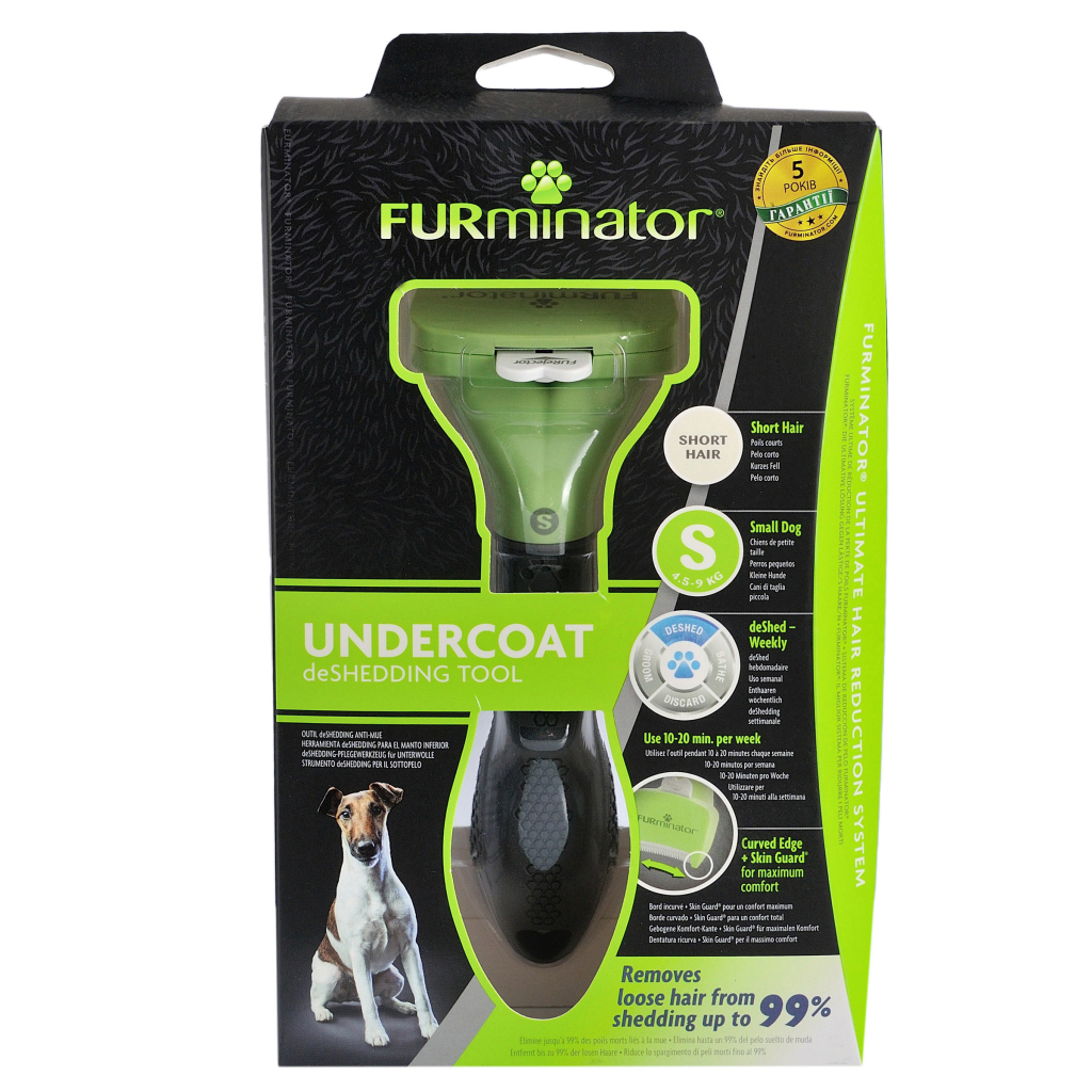 Фурмінатор для тварин FURminator для собак з короткою шерстю розмір S (4048422141006)
