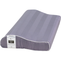 MirSon orthopedic pillow 6110 Noble stripe Graphite Kiddy Boy 50x29x5/8 (2200003262643)
