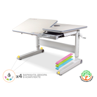 Парта Mealux RichWood Multicolor TG (BD-840 TG/MC)