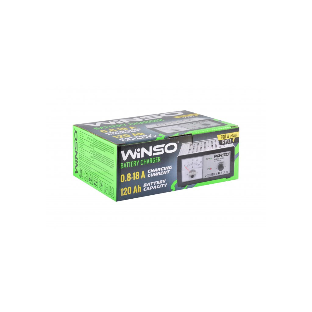 Зарядний пристрій для автомобільного акумулятора WINSO 139100