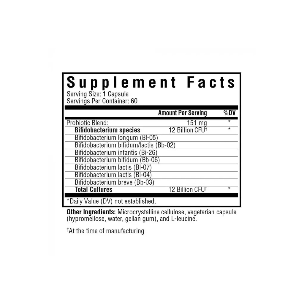 Пробіотики Seeking Health Пробіотики, 12 мільярдів КУО, ProBiota Bifido, 60 вегетаріанськ (SKH52102) Пробіотики Seeking Health Пробіотики, 12 мільярдів КУО, ProBiota Bifido, 60 вегетаріанськ (SKH52102)