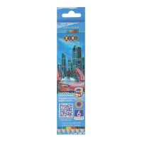 Colored pencils ZiBi hexagonal 6 colors (ZB.2445)