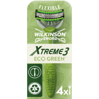 Razor Wilkinson Sword Xtreme3 ​​Eco Green 4 pcs. (4027800175000)
