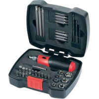 Black&Decker screwdriver set with bits PZ1, PH2 x2, SL6, T30, Hx3, L = 25, 50 mm, 43 pcs, case (A7175)