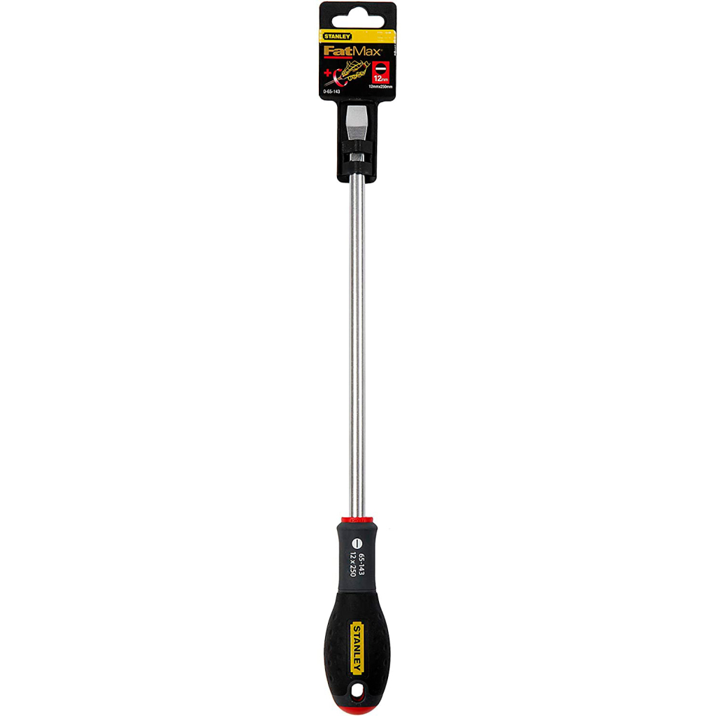 Викрутка Stanley FatMax, шліц SL12х250мм, жало, що розширюється. (0-65-143) Викрутка Stanley FatMax, шліц SL12х250мм, жало, що розширюється. (0-65-143)