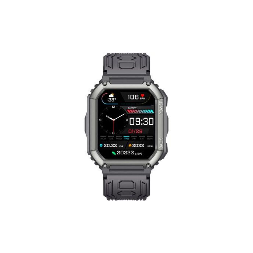 Смарт-годинник Gelius Pro GP-SW007 (Tactical Navy) Bluetooth call (IP68) Black (GP-SW007 Black) Смарт-годинник Gelius Pro GP-SW007 (Tactical Navy) Bluetooth call (IP68) Black (GP-SW007 Black)