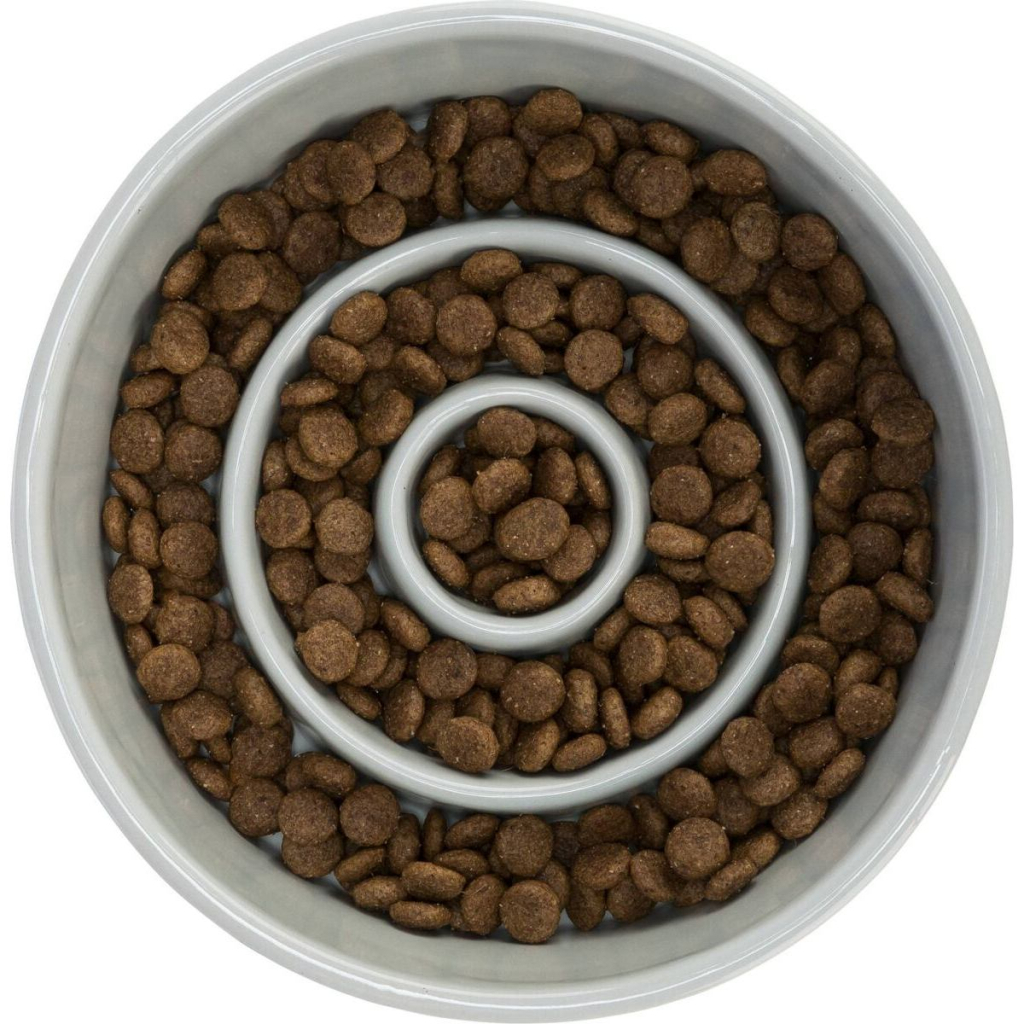 Посуд для собак Trixie Миска для повільного годування 900 мл/17 см блакита (4011905245218)