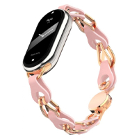 Ремінець до фітнес браслета Armorstandart Chain Wristband для Xiaomi Mi Band 8 Pink Sand (ARM69923)