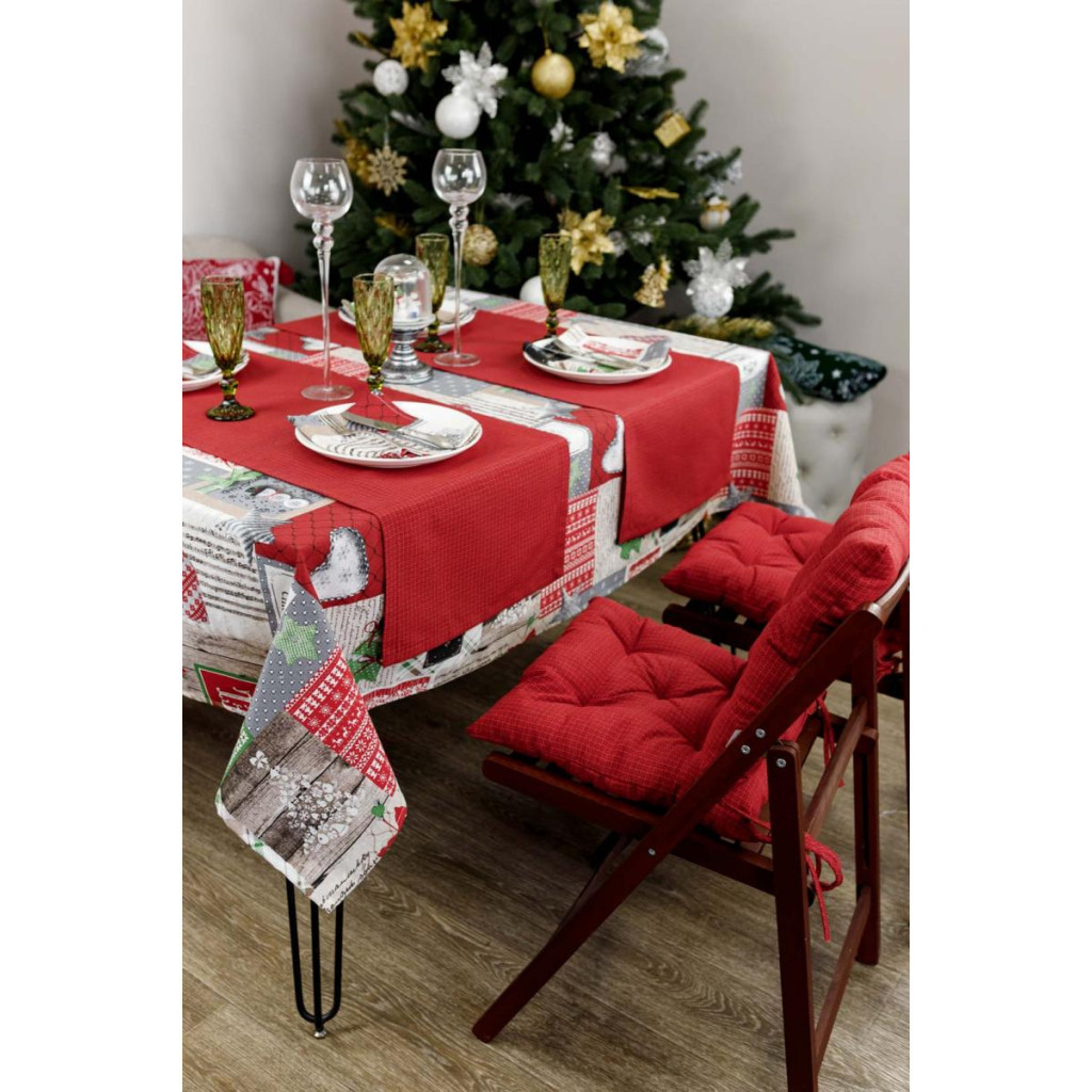 Скатертина Прованс Merry Christmas 120x132 см (4823093451414)