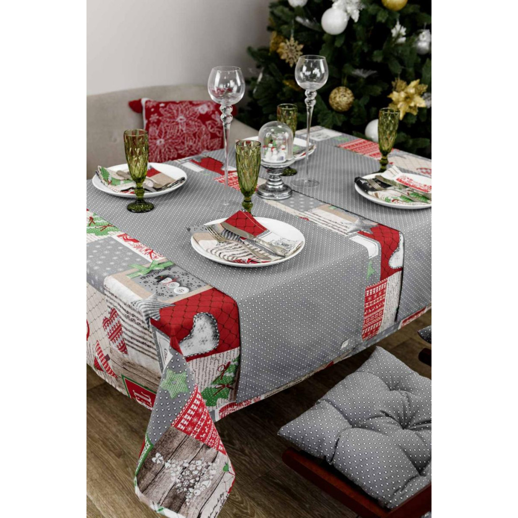 Скатертина Прованс Merry Christmas 120x132 см (4823093451414)