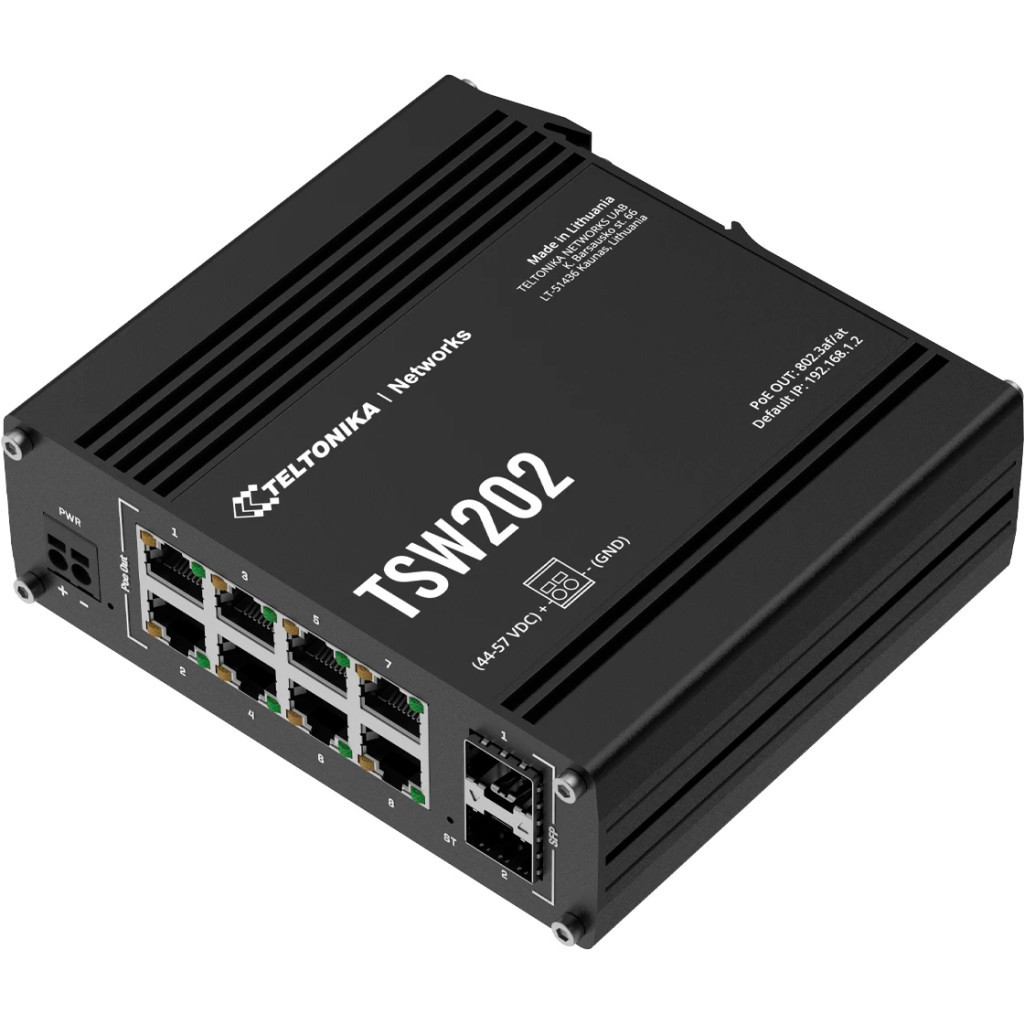 Комутатор мережевий Teltonika TSW202 Комутатор мережевий Teltonika TSW202