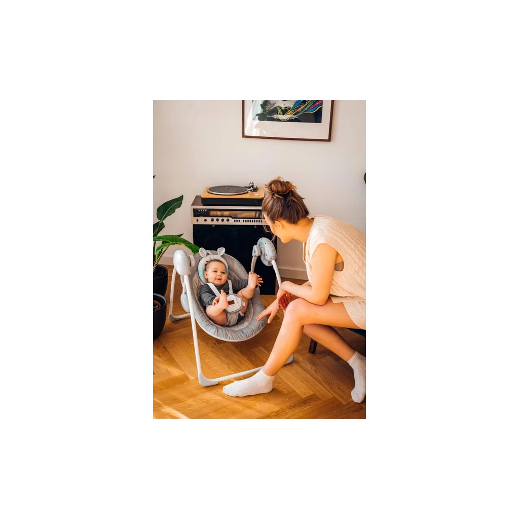 Крісло-гойдалка MoMi Liss (колір - turquoise) (BULE00015)