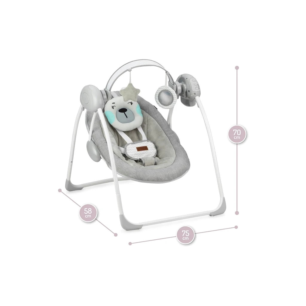 Крісло-гойдалка MoMi Liss (колір - turquoise) (BULE00015)