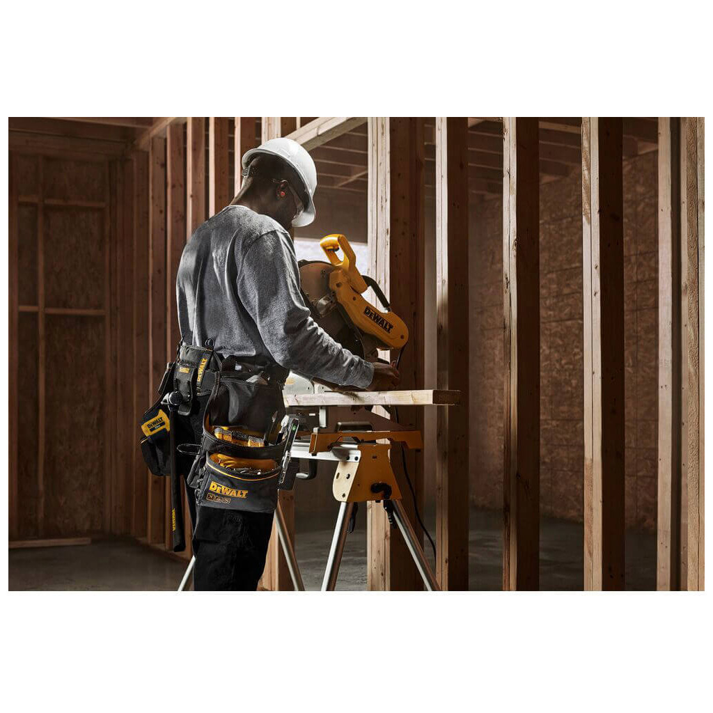 Сумка для інструмента DeWALT PRO з поясом та скобою для молотка, 2 шт., 25 кишень (DWST40603-1)