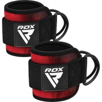 Манжета для тяги RDX A4 Gym Ankle Pro Red Pair (WAN-A4R-P)