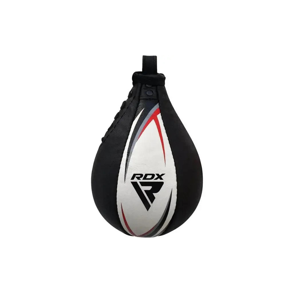 Груша боксерська RDX 2Y Boxing Speed Ball Leather Multi White/Red (2SBL-S2WR)