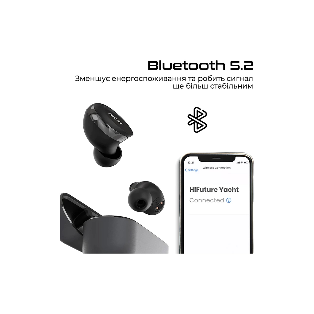Навушники HiFuture Yacht Black/Gold (yacht.blackgold)