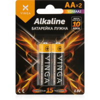 Battery AA LR6 Alkaline 2pcs Blister Vinga (VJABAA2)