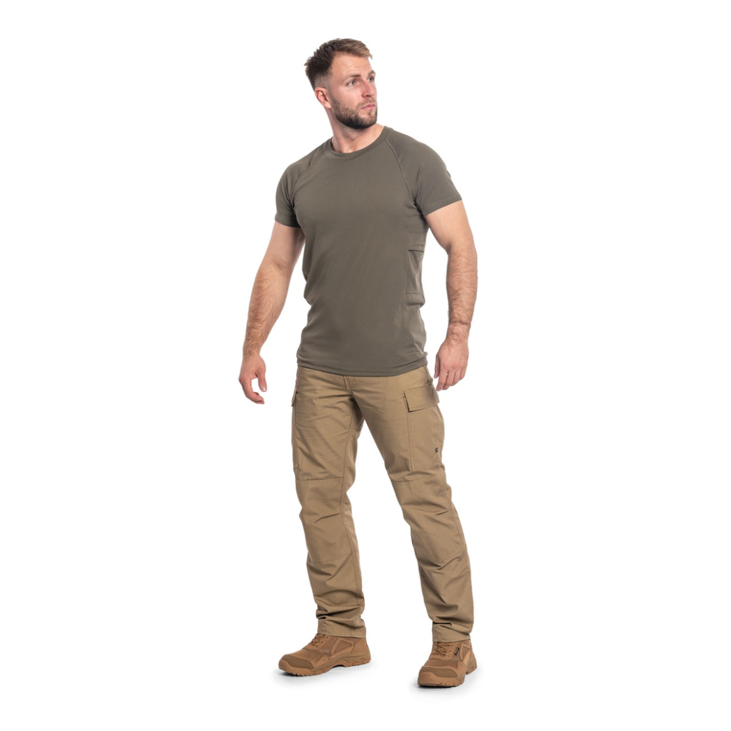 Футболка Helikon-Tex Термоактивна Functional T-shirt - Quickly Dry - Olive Green розмір S (TS-FUN-QD-02-B03)