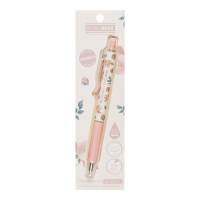 Buromax gel pen automatic BLOSSOM, 0.5 mm, fragrant flu, Rose, blue ink, in a blister (BM.8368-43)