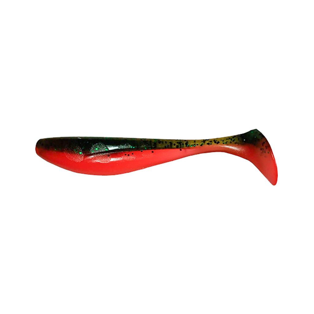 Силікон рибальський FishUP Wizzle Shad 3" 205 - Watermelon/Flo Orange (1864.06.58)
