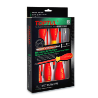 Set of Toptul dielectric screwdrivers (1000V) VDE 6 pcs. (GFE-0605)