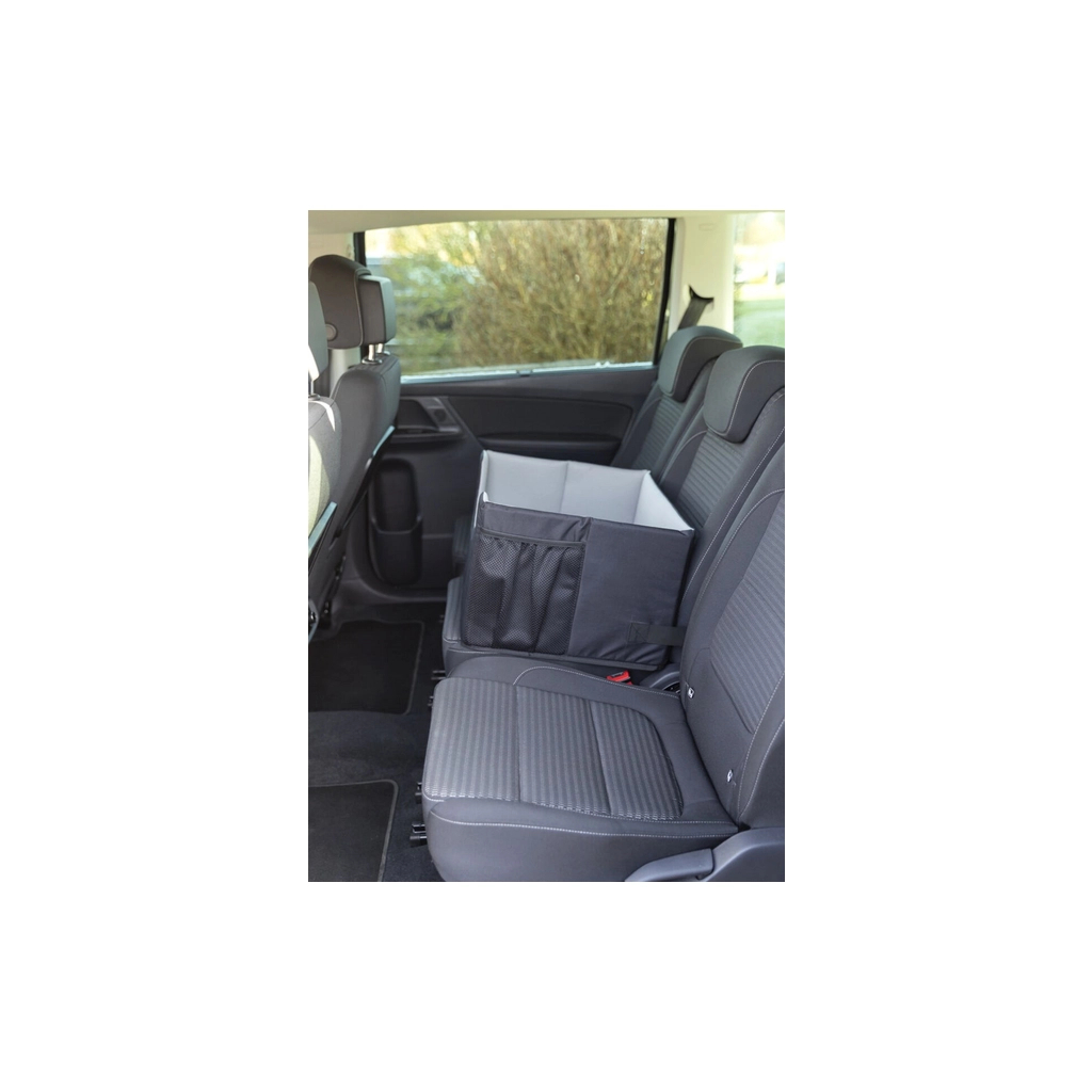 Автомобільне крісло для тварин Trixie 45х28х40 см Чорно-сіре (4011905131771)