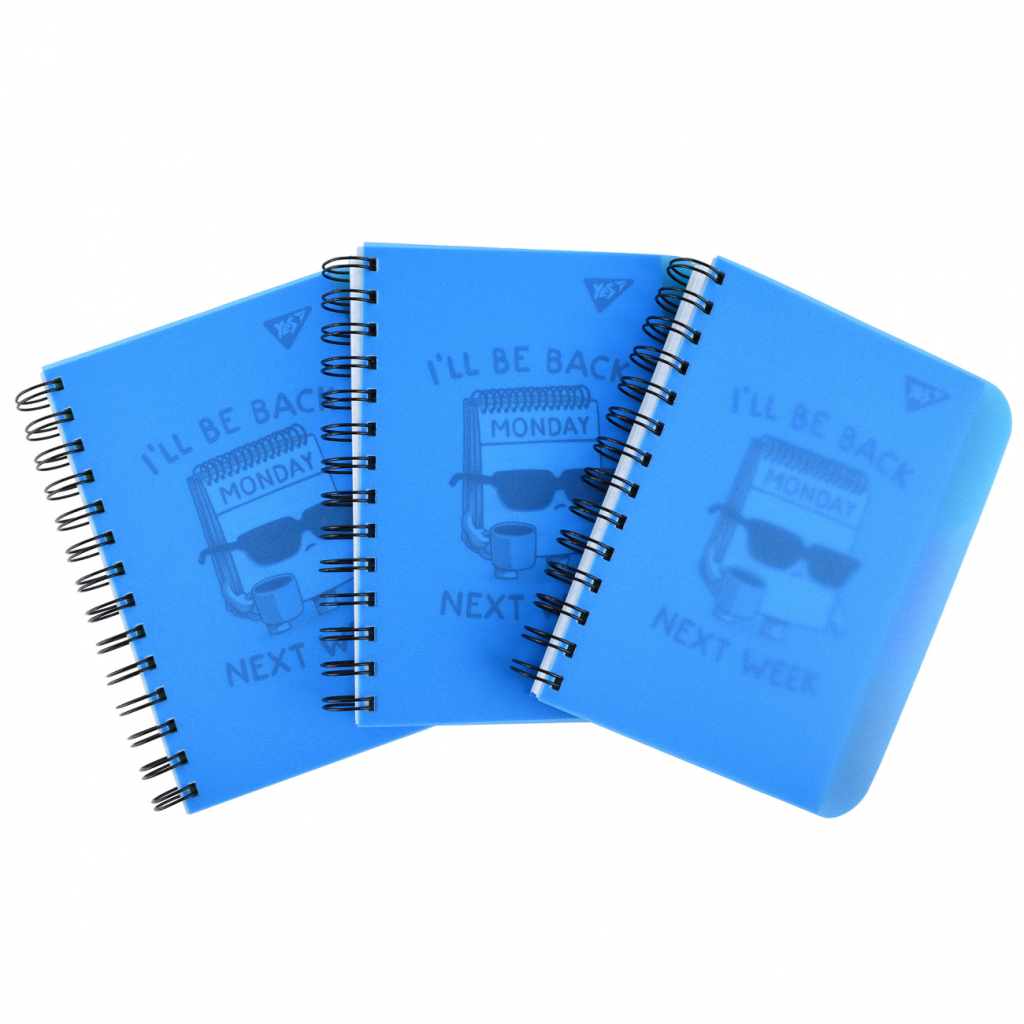 Блокнот Yes В6 I`ll be back 144 аркуша пластикова обкладинка (681991)