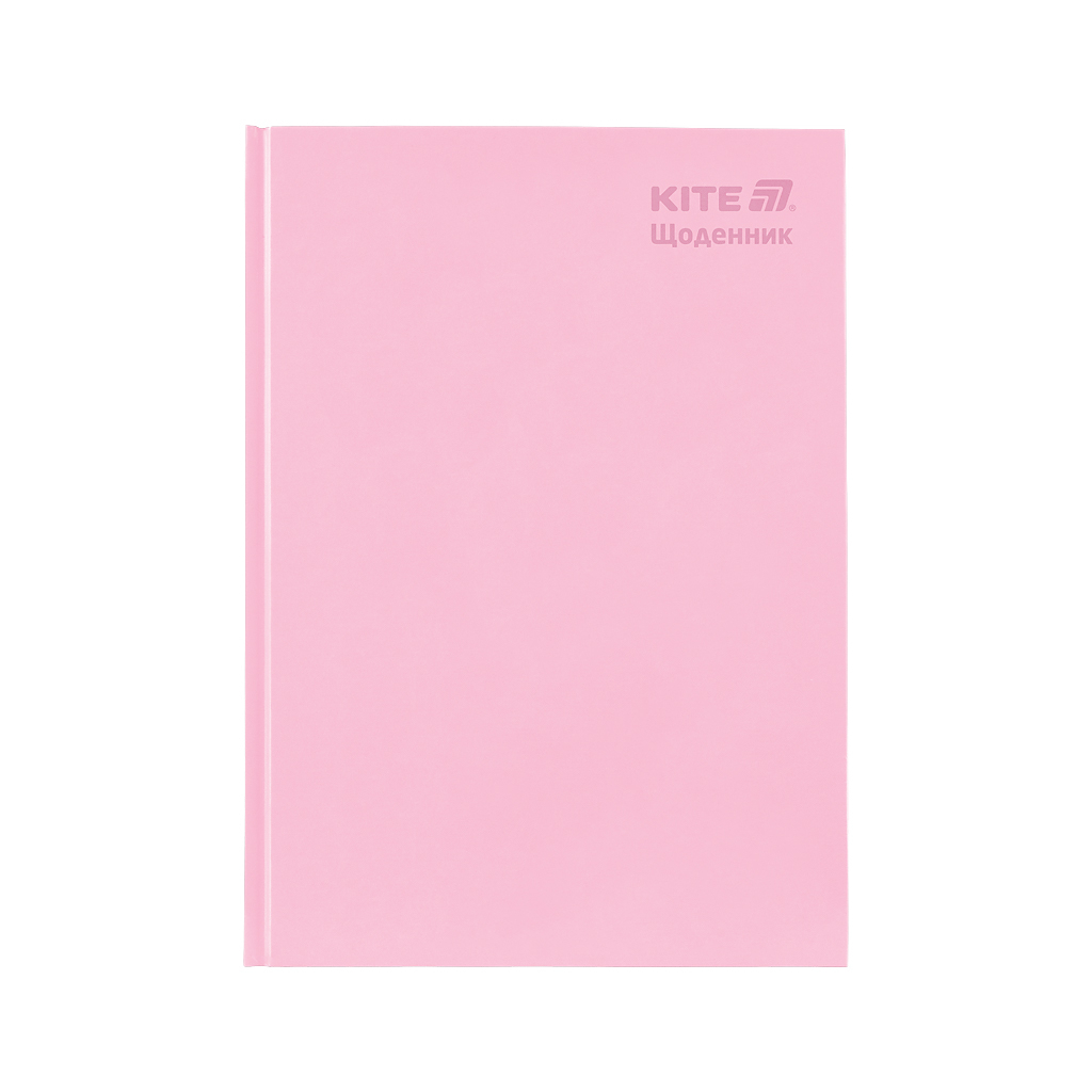 Щоденник шкільний Kite тверда обкладинка, світло рожевий (K25-262-17)