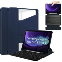 Чохол до планшета BeCover BeCover 360° Rotatable Samsung Galaxy Tab S10 FE (SM-X520/SM-X526) 10.9" Deep Blue (713308)