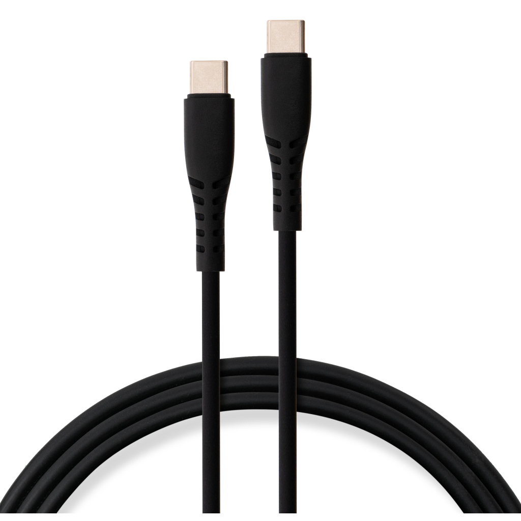 Дата кабель USB-C to USB-C 2.0m 240W Chip Silicon Black Vinga (VCDCCC2242SB)