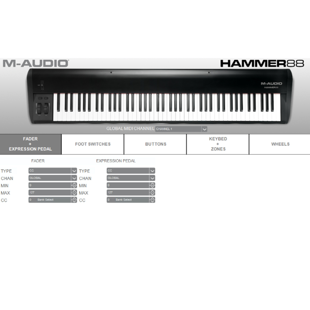 MIDI-клавіатура M-Audio Hammer 88