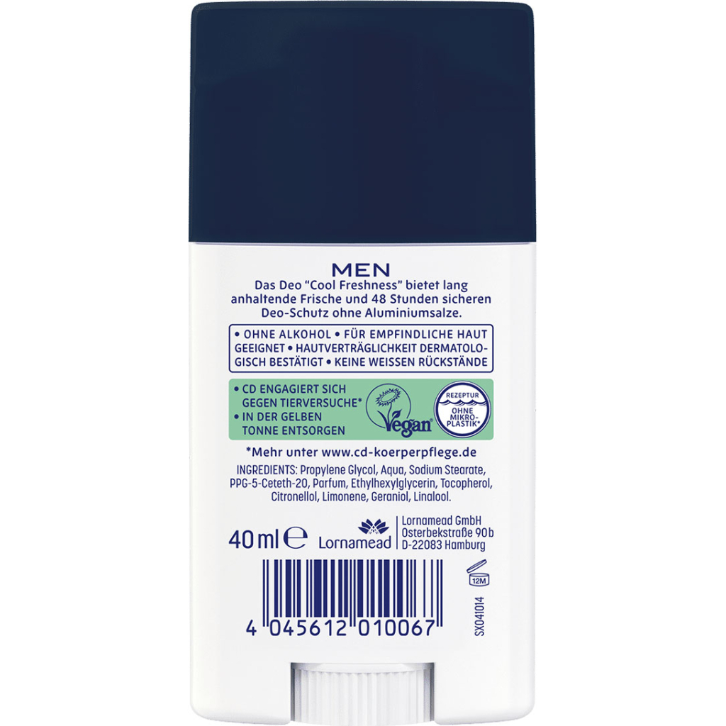 Дезодорант CD Стік Cool Freshness 40 мл (4045612010067)