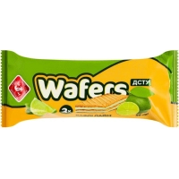 Вафлі Житомирські ласощі з начинкою Wafers лайм 50 г (4823103009536)