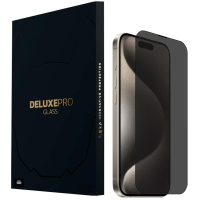 Скло захисне iLera DeLuxe Incognito FullCover Glass iPhone 15 Pro Max (ILINDL15PRMX)