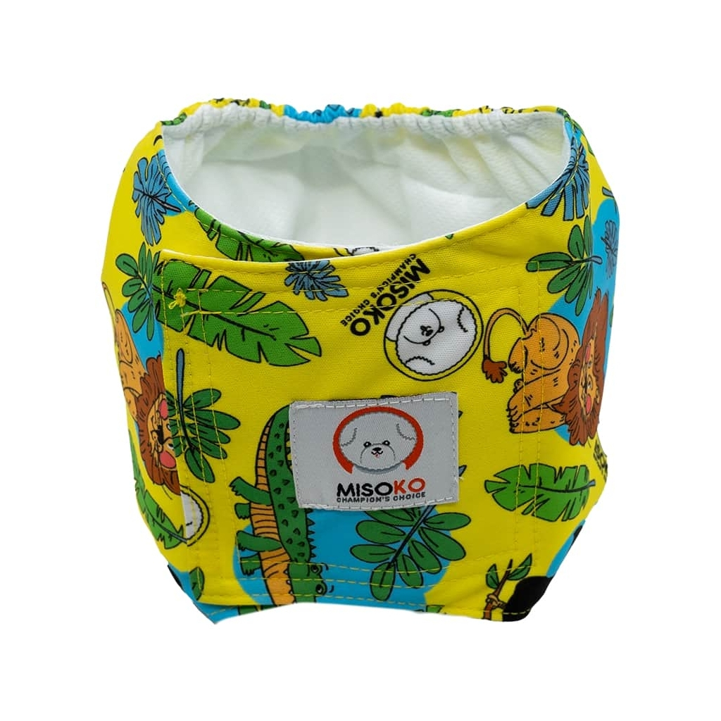 Підгузки для тварин MISOKO&CO багаторазові для кобелів, S 3 шт. Свята (HAINMSK63981RIN)