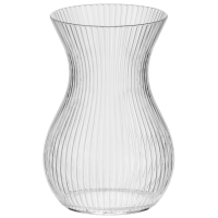 Ваза Trend Glass Asta Ribs 18 см (35446)